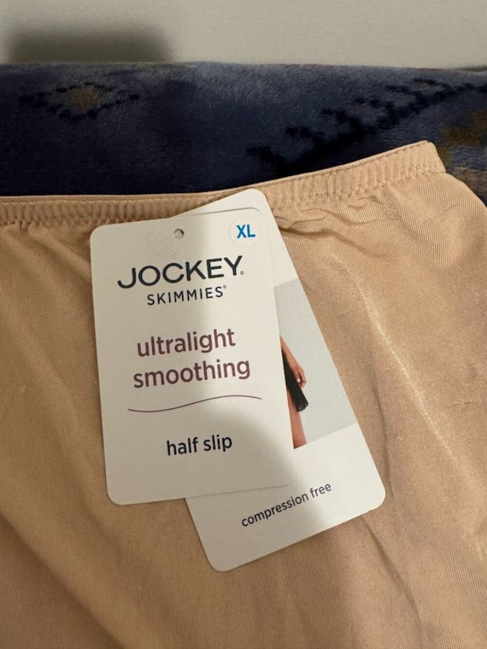 jockey ultralight smoothing half slip size xl beige - Picture 2 of 4